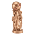 thumbnail image 3 of The World is Your Statue Trophy for Office Home Decoration Birthday Graduation Ceremony Resin, 3 of 10