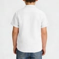 thumbnail image 4 of Camisa de Cuello Redondo de Manga Corta para Niños en Algodón, 4 of 9