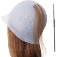 thumbnail image 1 of Silicone Highlighting Cap, Highlighting Cap And Hook, Hair Dye Cap, Hair Frosting Cap, Highlighting Frosting Cap, 1 of 5