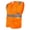 Neon Orange, variant on RK Safety High Visibility Safety Vest with Reflective Strips and Pockets - ANSI Class 2 - Neon Yellow / 3XL