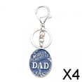 thumbnail image 1 of Llavero de metal Baoblaze para hombre 3 piezas, 1 of 5