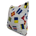 thumbnail image 2 of 26 x 26 inch, Multi All Over Toss Larger, Geometric Print Pillow, Red, 2 of 2