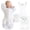 Sterling Confetti, variant on Transitional Swaddle Sack with Arms Up Half-Length Sleeves and Mitten Cuffs, Better Sleep for Baby Boy & Baby Girl, Tiny Bear, Medium 3-6 Mo, 14-21 lbs