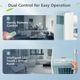 thumbnail image 3 of Costway 10000 BTU Portable Air Conditioner 3-in-1 AC Unit with Cool Dehum Fan Sleep Mode, 3 of 10