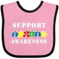 thumbnail image 3 of Inktastic Support Autism Awareness Boys or Girls Baby Bib, 3 of 4