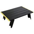 thumbnail image 3 of Floding Picnic Table, Portable Camping Side Table, Aluminum Collapsible Table, 3 of 4