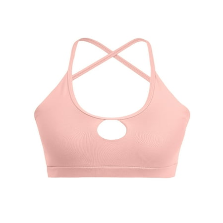 

PEASKJP Womens Bras No Underwire Non-Slip Support Wireless Bra Full-Coverage Wirefree T-Shirt Bra Comfortable Wirefree Bra Women s Lingerie S Pink