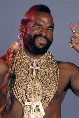 Mr. T Gold Chains From The A Team 24x36 Poster - Walmart.com
