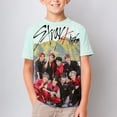 thumbnail image 5 of Boys Girls SKZ Stray Korea Ki T-Shirt Crewneck Short Sleeve Tee Shirt Tops for Kids Teens, 5 of 8