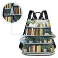 thumbnail image 5 of FORMRS Women's Travel Backpack Purse Anti-Theft Hidden Pockets Casual Shoulder Bag, White Shelf, 5 of 7