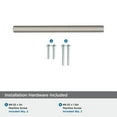 thumbnail image 5 of Amerock Bar Pulls 3-3/4 inch (96mm) Center-to-Center Sterling Nickel Cabinet Pull - 25 Pack, 5 of 8