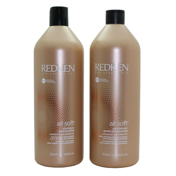 Redken All Soft Shampoo And Conditioner 33.8 oz/1000 ml Set - Walmart