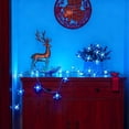 thumbnail image 3 of Cadena de luces JACUXLSS, 33 pies, 100 LED, color azul, flor de cerezo, 3 of 9