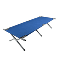 thumbnail image 2 of Tcbosik Folding Camping Cot with Carrying Bag for Adults, Outdoor Lightweight Portable Sleeping Bed for Travel, Hiking, Backpack Travel, Blue, 2 of 8