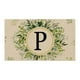 thumbnail image 1 of Precio reducido por tiempo limitado!Felpudos con letras para puerta delantera, decoración Floral, felpudos con iniciales, entrada al aire libre, decoración de apellidos para el hogar, interior y exte, 1 of 3
