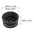 thumbnail image 2 of Unique Bargains Guitar Control Knobs Speed Volume Control Knobs 6x26x13mm Musical Instrument Parts Replacement Black 4 Pack, 2 of 5