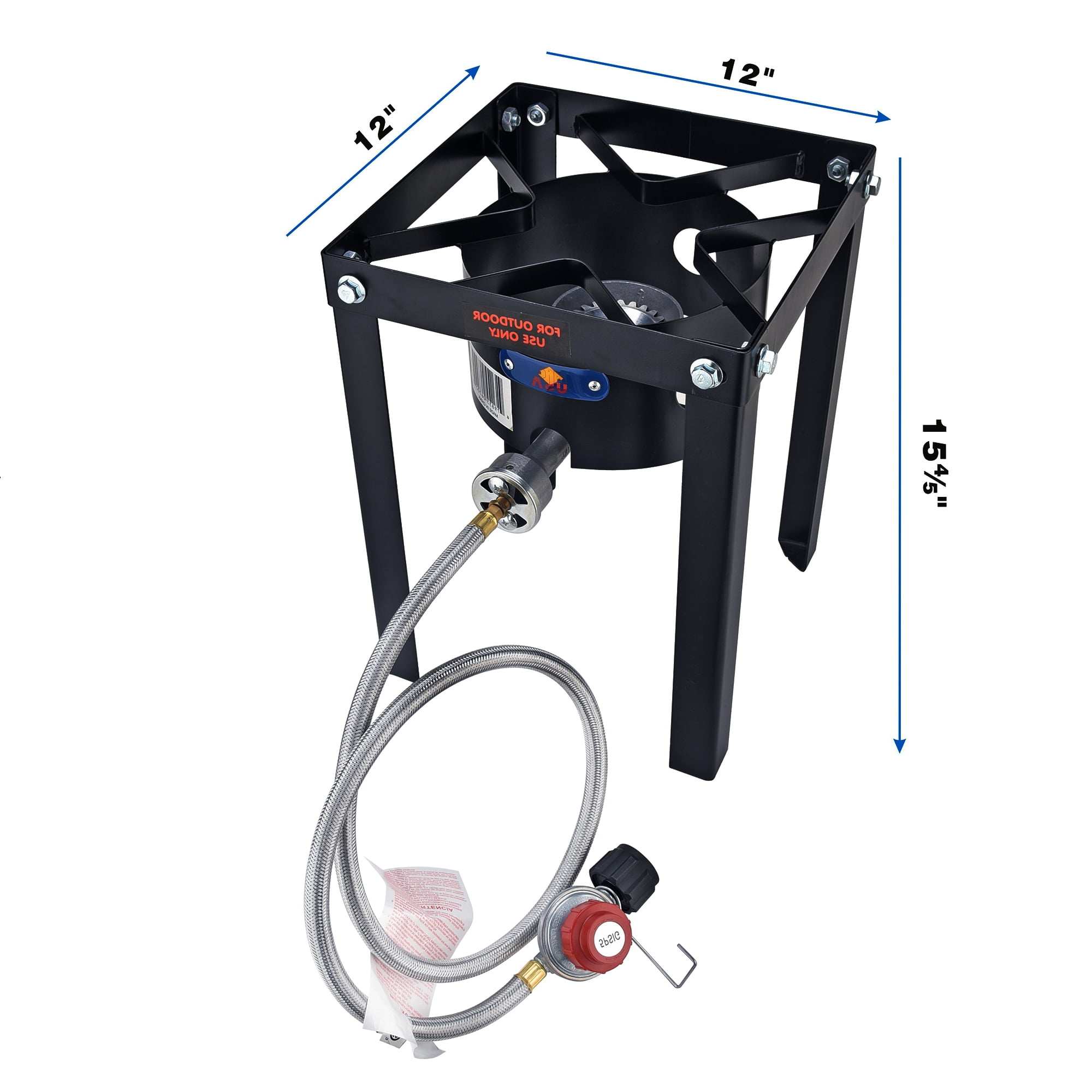 ARC 55,000 BTU Propane Burner Camping Stove,Outdoor Gas Stove Burner Cooker for Cooking for Turkey Fry,Homebrewing,Crawfish Boil,and More