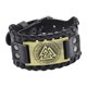 thumbnail image 1 of Pulsera de tótem vikingo Zulema de PU bronce, 1 of 8