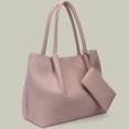 thumbnail image 2 of Bolso de hombro KKXIU de piel vegana rosa para mujer, 2 of 7