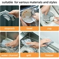 thumbnail image 3 of 10-piece set of stainless steel kitchen dishcloths, non-stick and reusable metal cleaning cloths, for easy cleaning of stovetops and removing stains from cookware, 3 of 7