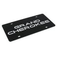 thumbnail image 2 of Jeep Grand Cherokee Logo License Plate (Black), 2 of 5