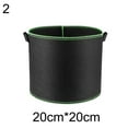 thumbnail image 5 of Naierhg Non-woven Fabric Planting Bag Handle Round Flower Pot Container Gardening Tool,50*30cm, 5 of 7