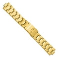 thumbnail image 2 of 18-20mm Gold-tone Oyster-Style w/Deploy Solid Watch Band, 2 of 3