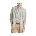 thumbnail image 1 of GH Bass & Co. Madawaska Trail - Camiseta con botones para hombre, color verde, extragrande, 1 of 1
