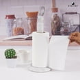 thumbnail image 3 of Radicaln Marble Paper Towel Holder White Kitchen Towels Rack Handmade Paper Roll Holder with Stand - Wrapping Paper Holder Towel - Hand Towel Rack Holder, 3 of 6