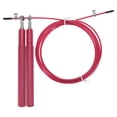thumbnail image 1 of Unique Bargains Speed Skipping Rope Adjustable Speed Jumping Rope Adults Workout Skipping Rope with 14mm Handle Pink, 1 of 6