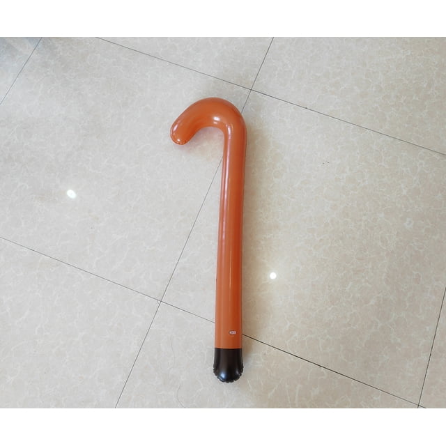 Muletas inflables para andadores, accesorios para pasamanos para discapacitados de Halloween, andador inflable