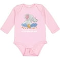 thumbnail image 3 of Inktastic My Grandma Loves Me to the Moon and Back Elephant Family Boys or Girls Long Sleeve Baby Bodysuit, 3 of 5