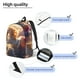 thumbnail image 3 of Easygdp Rainbow Cloud White Horse Mochila de Lona Resistente para Laptop, Compatible con Laptops de 15 a 17 pulgadas, Ideal para Escuela, Trabajo y Viajes-Small, 3 of 5