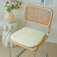 thumbnail image 5 of 16.54*17.72 Inch Pure Chair Cushion,D-Shape Comfortable Dining Chair Pad,Slip Resistant Kitchen Chair Seat Cushion, 5 of 8