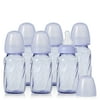 Evenflo Feeding Vented + BPA-Free Glass Baby Bottles - 4oz, Lavender, 6ct