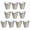 B03, variant on WINDLAND Set of 10 Nonstick Moulds for Pudding Eggs Tart and Cupcakes Bakings Cup Convenient Cookie Aluminums Darioles Molds