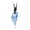 Blue, variant on Women Men's Wolf's Tooth Necklace Crystal Natural Stone Pendant Jewelry-Blue