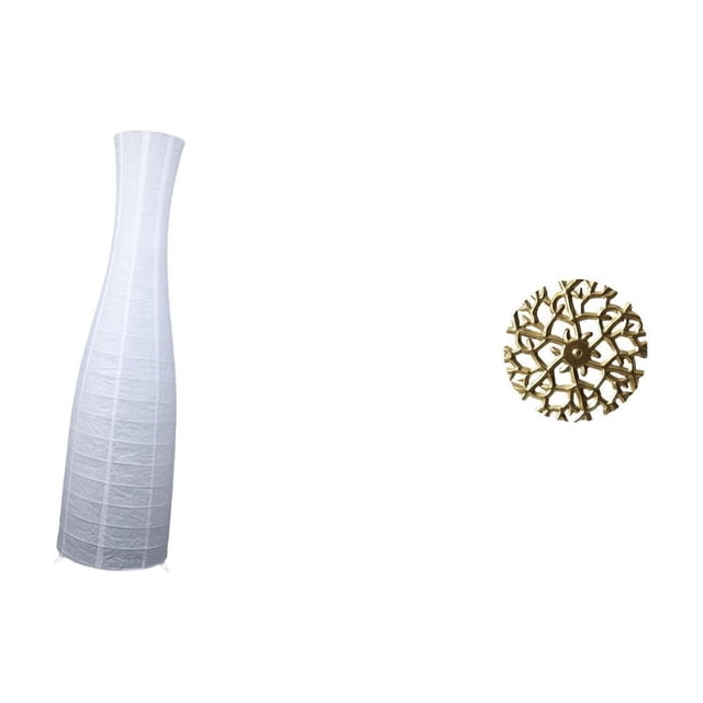Pantalla de lámpara de pie,Lámpara de pie de papel,pantallas de lámparas de mesa nórdicas,Escultura colgante de pared,Decoración de pared metálica para sala de estar,dormitorio y