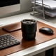 thumbnail image 2 of Taza de café de acero inoxidable de doble pared con aislamiento térmico,mini vaso térmico de viaje para bebidas frías y calientes,taza portátil para oficina,hogar y uso al aire libre., 2 of 6