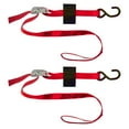 thumbnail image 1 of Snap-Loc SLTHS104CLR2 1 in. x 4 ft. S-Hook Loop Cam Strap with Hook & Loop Storage Fastener - Pack of 2, 1 of 1