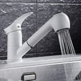 thumbnail image 2 of Extendible Pull Out Kitchen Sink Mixer Water Tap Single Lever with Hand Shower 360° Swivel Dish Rinser Brass Faucet with Sprayer Swivel Spout, 2 of 7