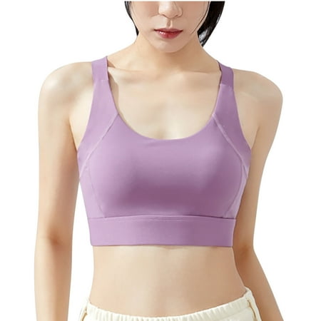 

NARABB Women s Sports Yoga Bra One-piece Back Sports Bra No Steel Ring Yoga Vest