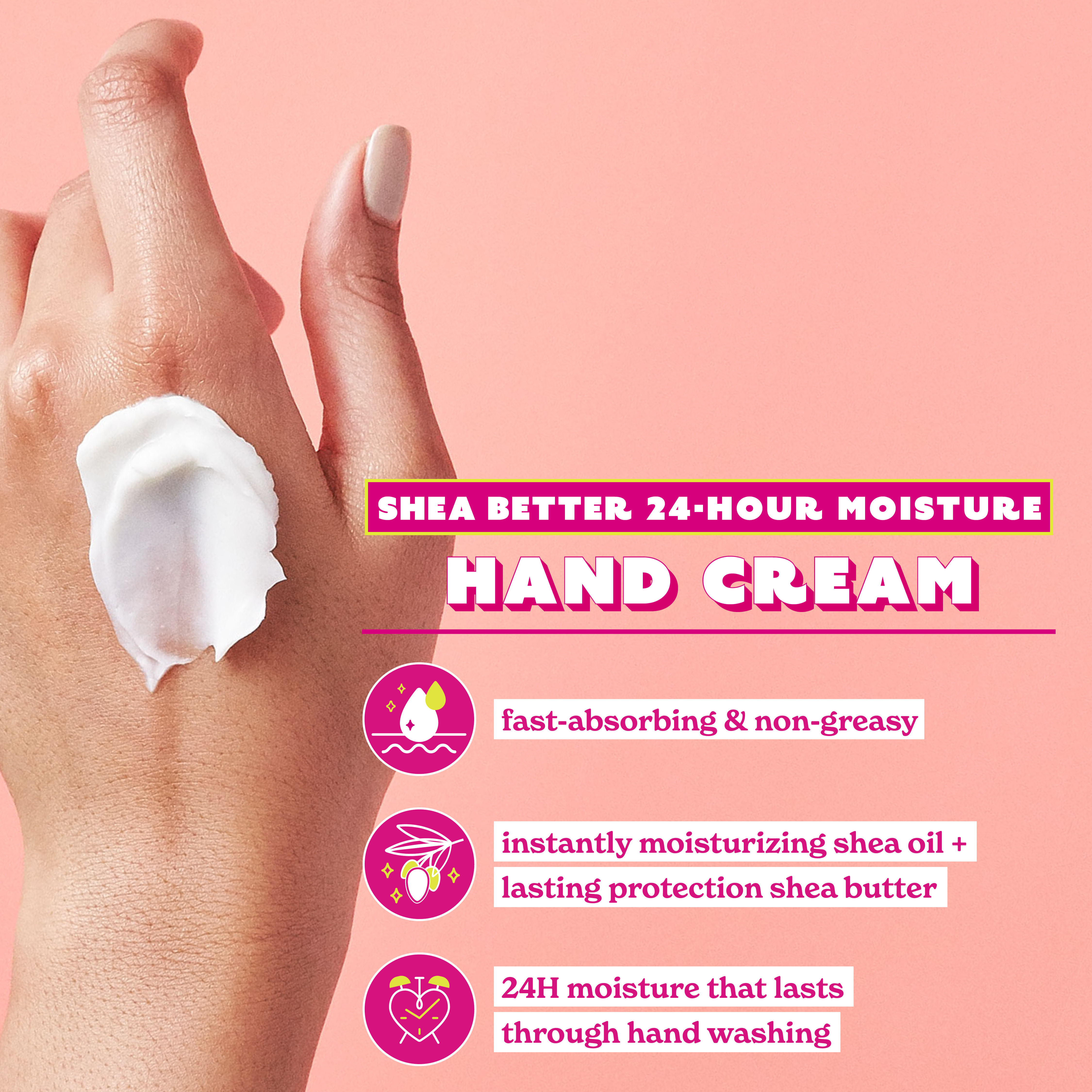 eos Shea Better Hand Cream - Lavender , 24-Hour Moisture Lasts Through Hand Washing , 2.5 oz - image 5 of 8