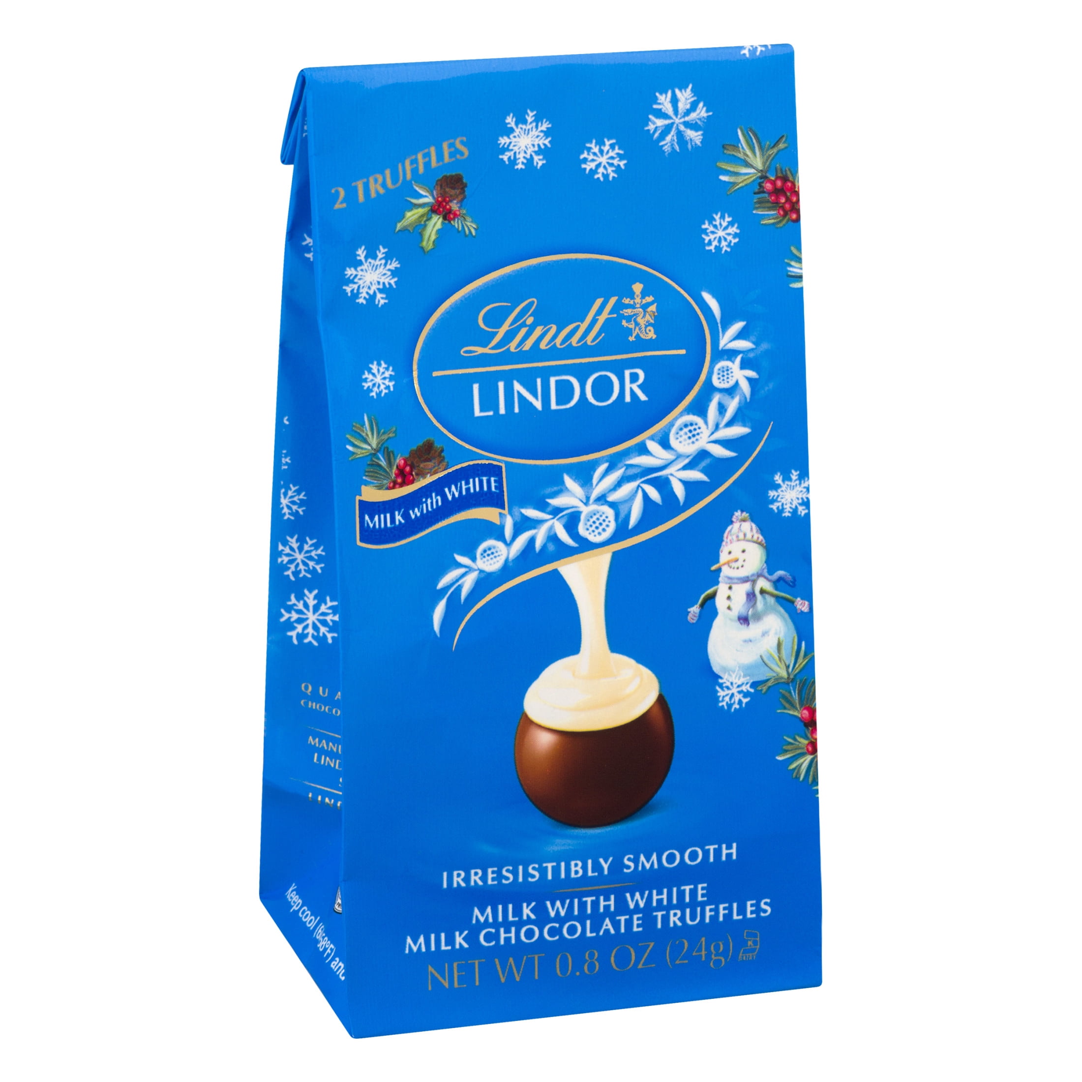 Lindt LINDOR ホリデー ホワイト チョコレート ペパーミント トリュフ