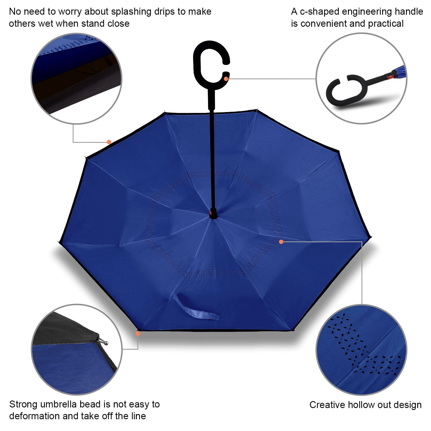 Upside down umbrella for dogs top