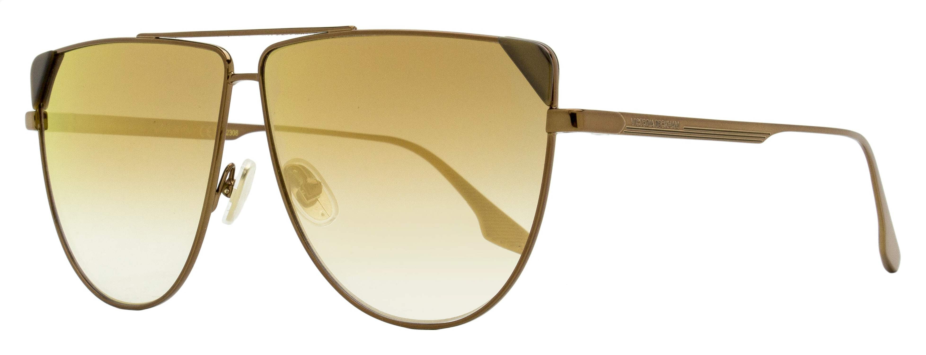 Victoria Beckham Sunglasses VB220S-727-64 New with tags VICTORIA BECKHAM-VB220S 727 Oval Sunglasses Gold Green Honey  main image 2