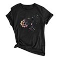 thumbnail image 2 of Big Deals! Graphic Tees Womens Spring Fashion 2023 Trendy Clothes for Teen Girls Soft Tshirt Women Black Graphic Tee Graphic T Shirts Women Graphic Tshirtcute Outfits for Teen, 2 of 5