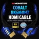thumbnail image 2 of Cable HDMI Monster 6 pies ULTRA alta velocidad 8K 2.1 Cobalt, 2 of 9