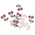 thumbnail image 3 of 10 Piezas Colgantes de Abalorios Soledad Cereza para Suministros para Hacer Collares Y Pulseras, 3 of 10