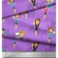 thumbnail image 3 of Soimoi polyester Crepe Fabric Business Girl Print Sewing Fabric Yard 52 Inch Wide, 3 of 3